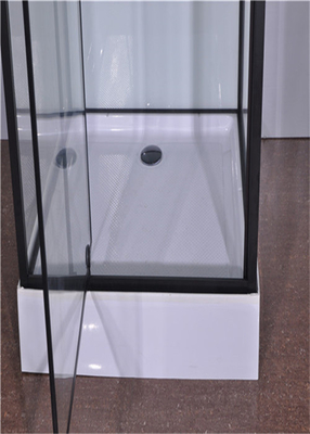 Fashion Pivot Door แผงกั้นอาบน้ำเข้ามุม ห้องอาบน้ำฝักบัวทรงเหลี่ยมพร้อมถาดอะคริลิกสีขาว